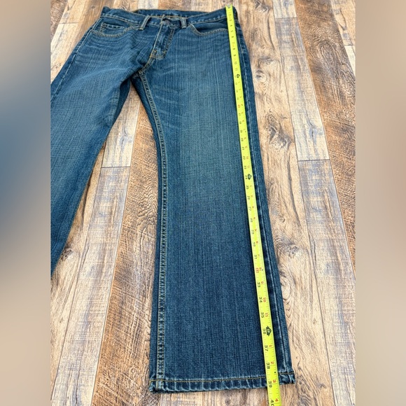 Levi's Style 559 Blue Denim Straight Fit Jeans, Men's Size 31x30, Medium Wash - Picture 9 of 13